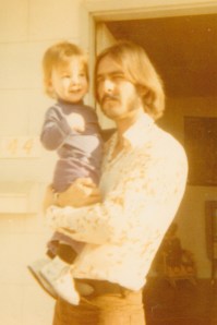 Pop and me sometime in 1971.